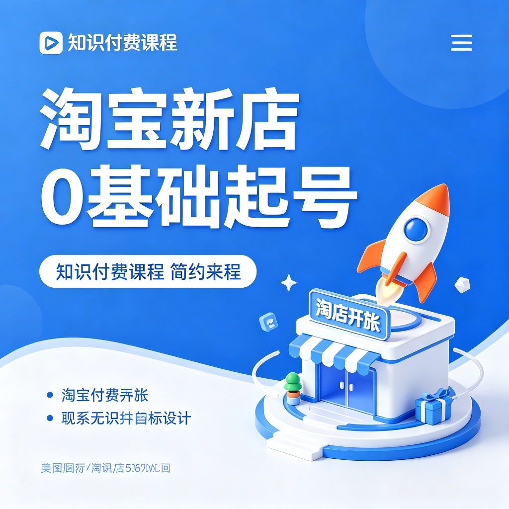 淘宝新店0基础起号教程