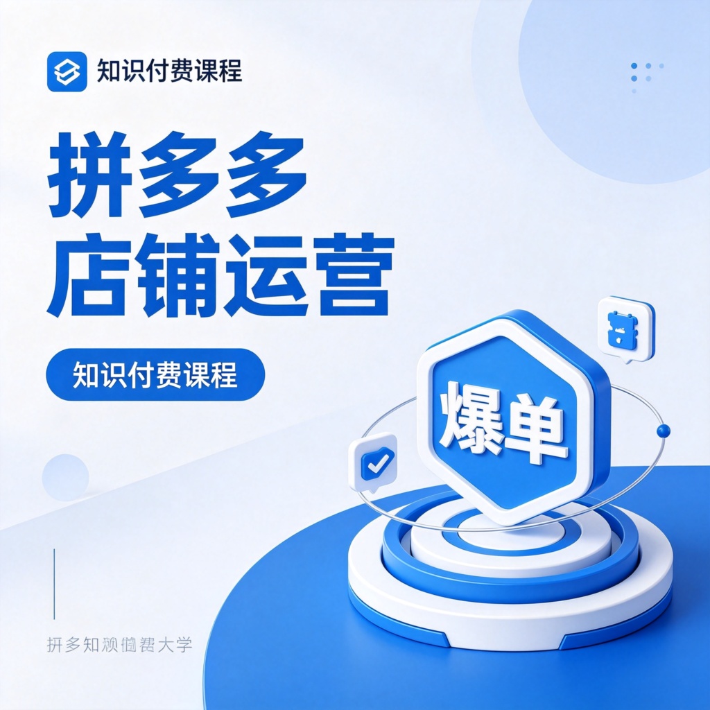 拼多多店铺运营爆单教程