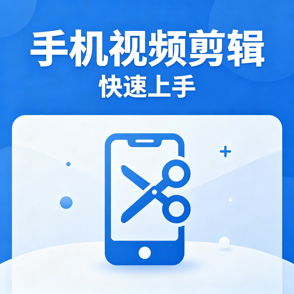 手机视频剪辑快速上手