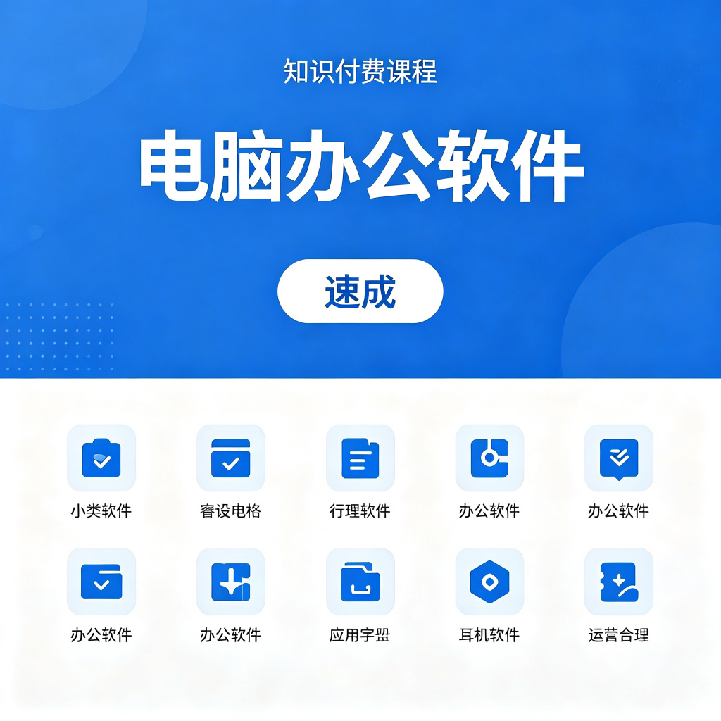 电脑办公软件速成