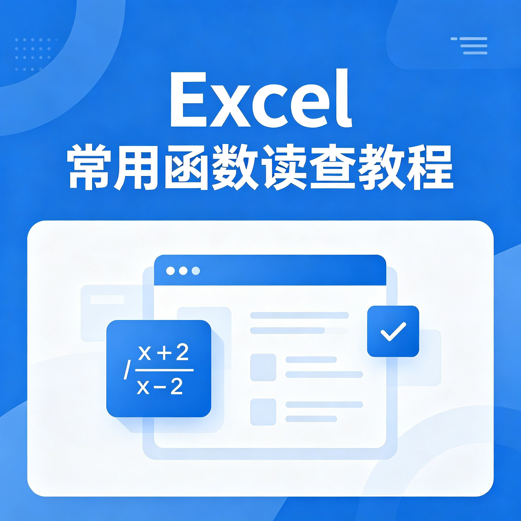 Excel常用函数速查教程