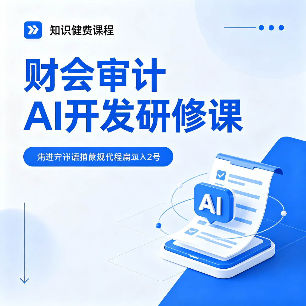 财会审计AI开发研修课：VBA与Agent开发，Office工具箱，打包部署网站实操