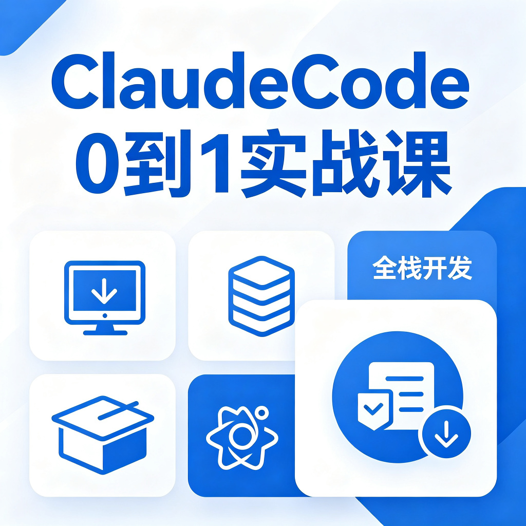 ClaudeCode从0到1实战课，AI编程、网页开发、AI影音设计一站式入门实战