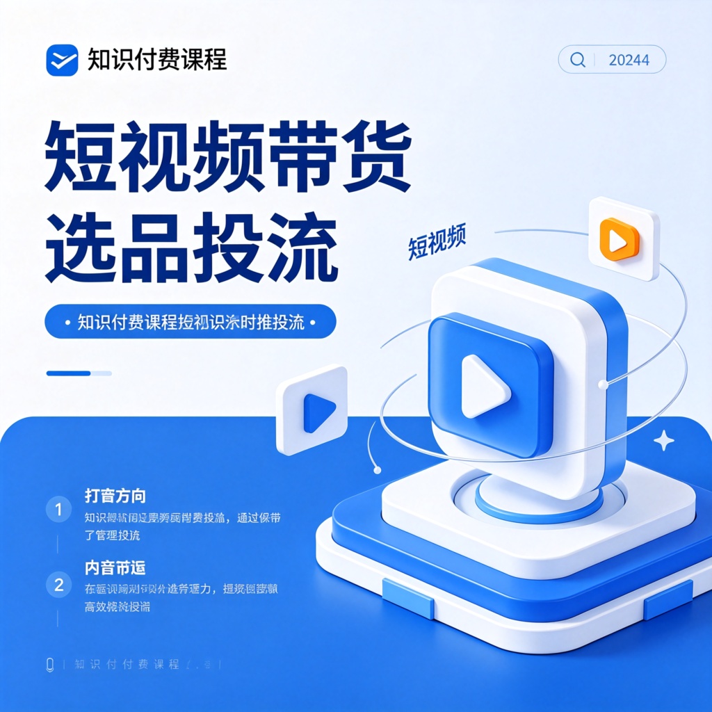 短视频带货选品与投流