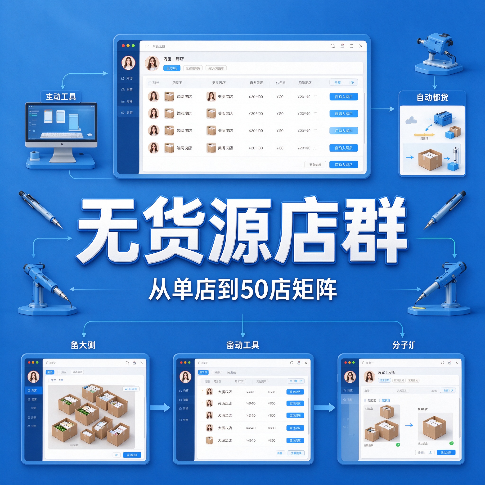 无货源店群放大实战班