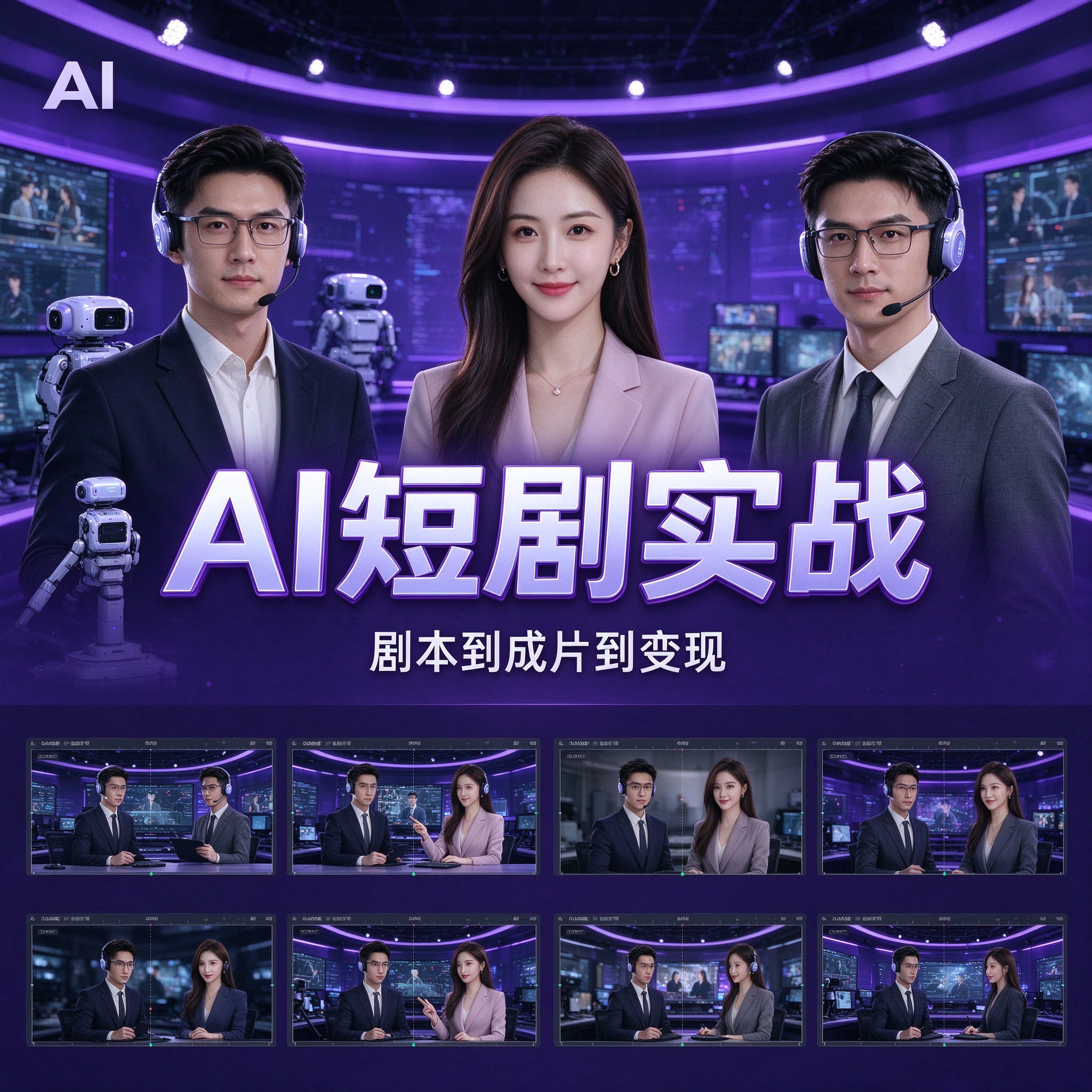 AI短剧制作商业实战班