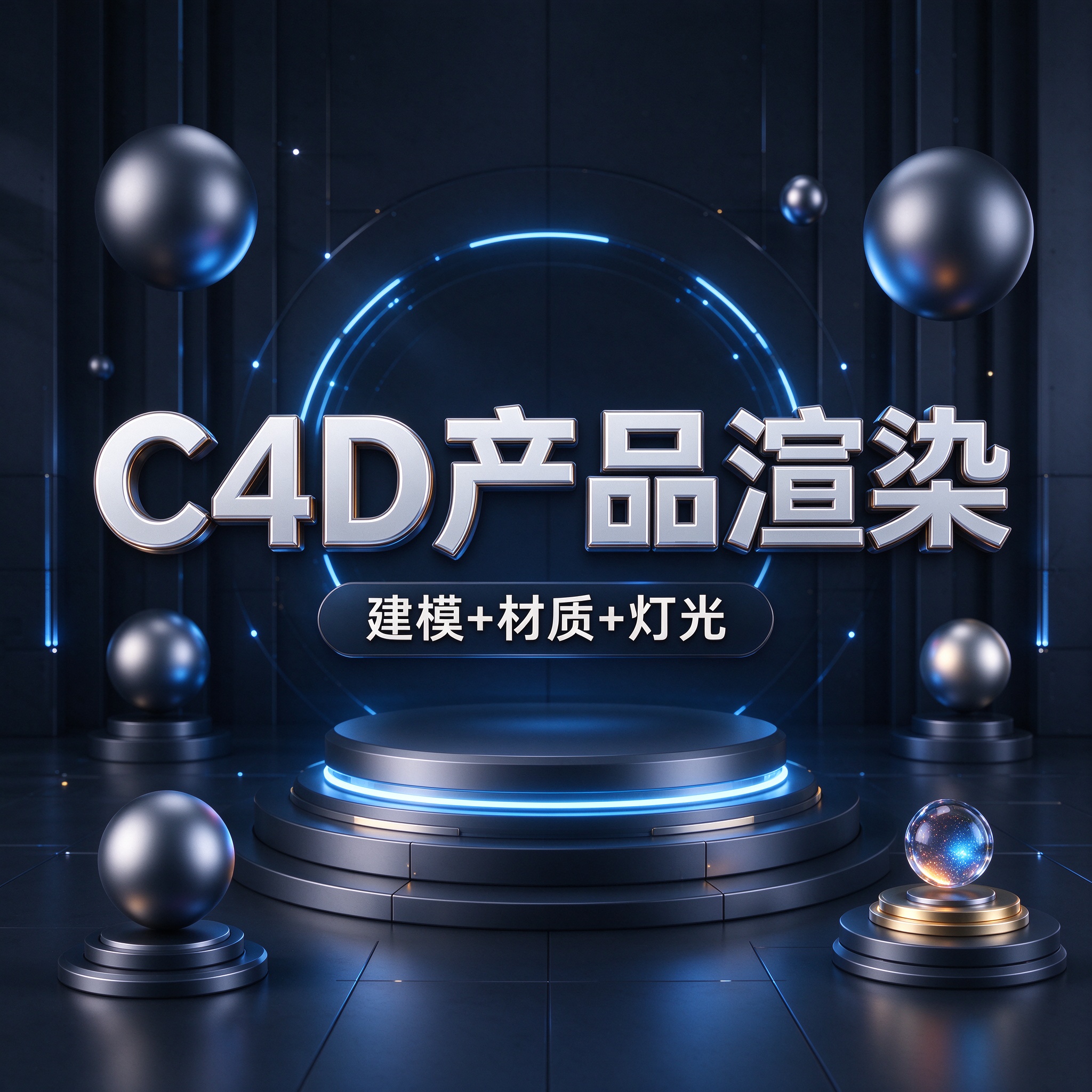 产品3D渲染C4D进阶课