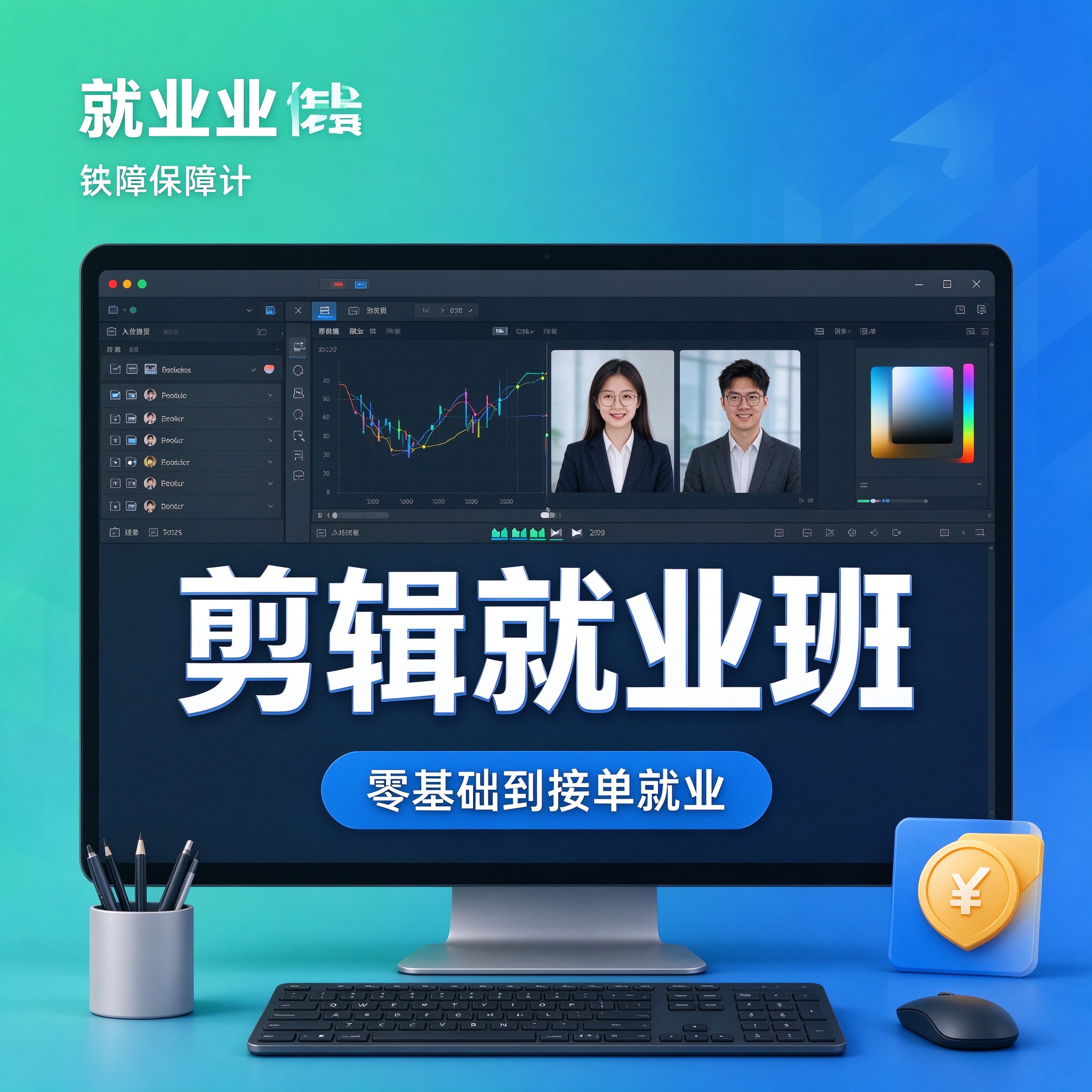 短视频剪辑就业保障班