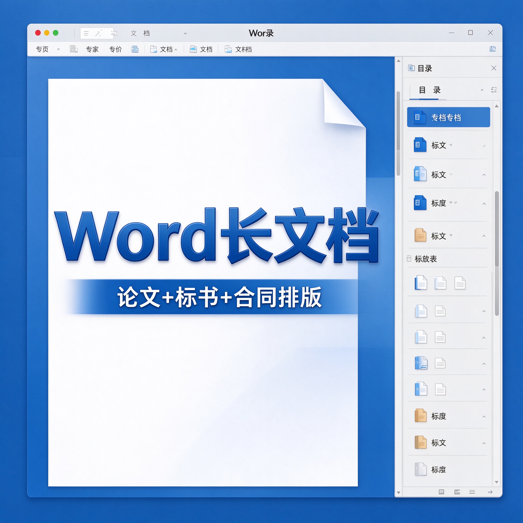 Word长文档专家班